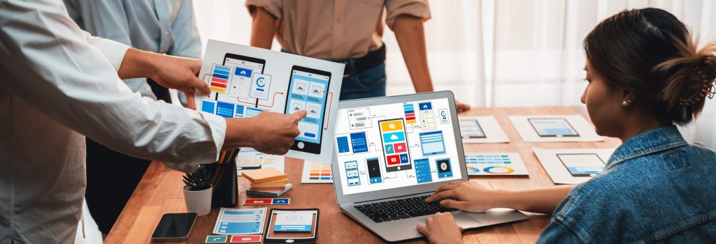 planning a responsive website to mould itself to fit the screen size of a device